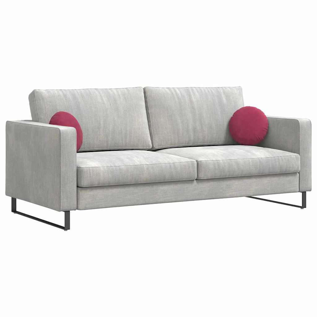 Zitkussens 2 stuks Wijnrood Ø 40 x 13 cm Fluweel is nu te koop bij PeponiXL, paradijselijk wonen!