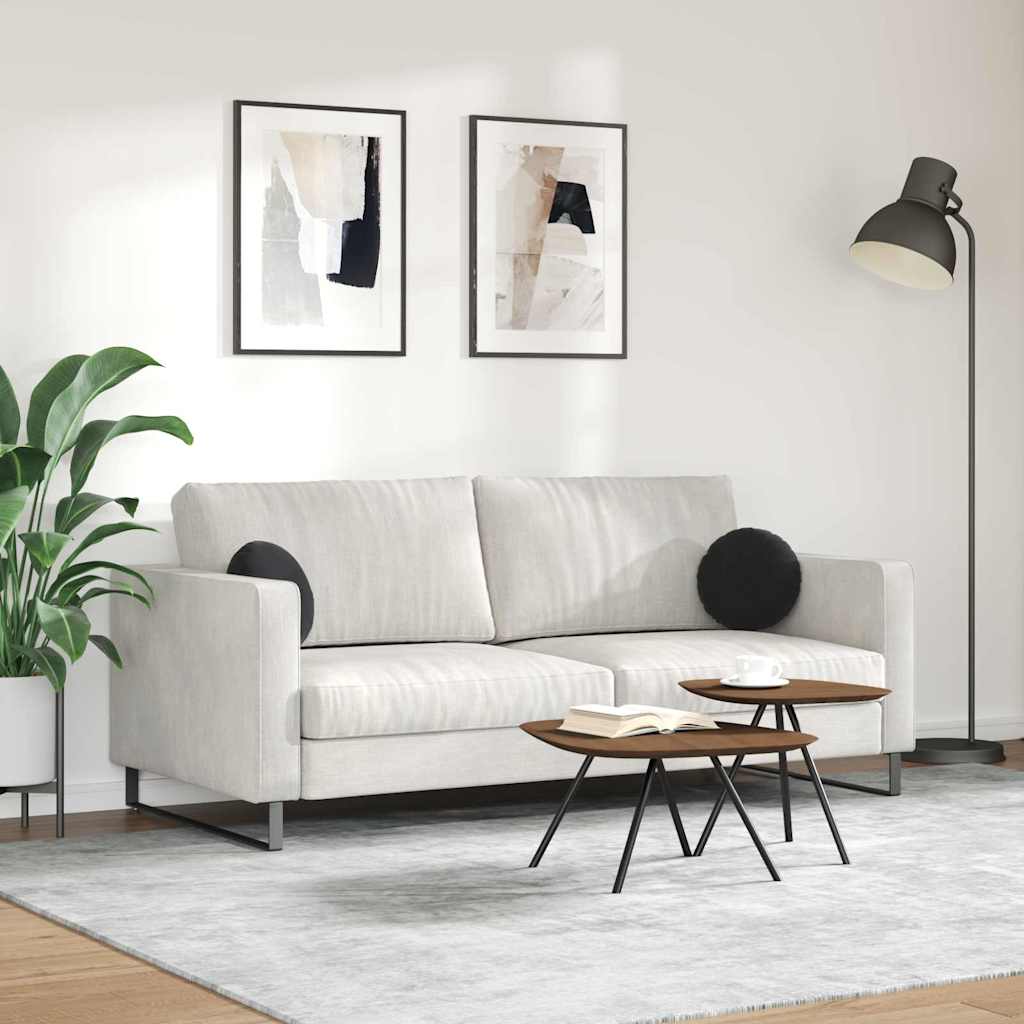 Zitkussens 2 stuks Zwart Ø 40 x 13 cm Fluweel is nu te koop bij PeponiXL, paradijselijk wonen!