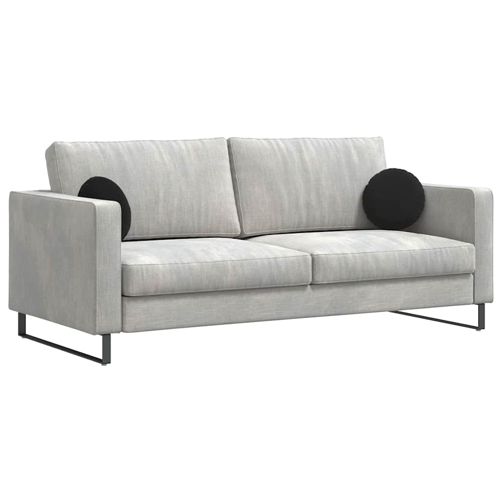 Zitkussens 2 stuks Zwart Ø 40 x 13 cm Fluweel is nu te koop bij PeponiXL, paradijselijk wonen!