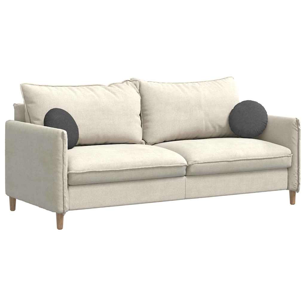 Zitkussens 2 pcs Donkergrijs Ø 30 cm Katoen Stof is nu te koop bij PeponiXL, paradijselijk wonen!