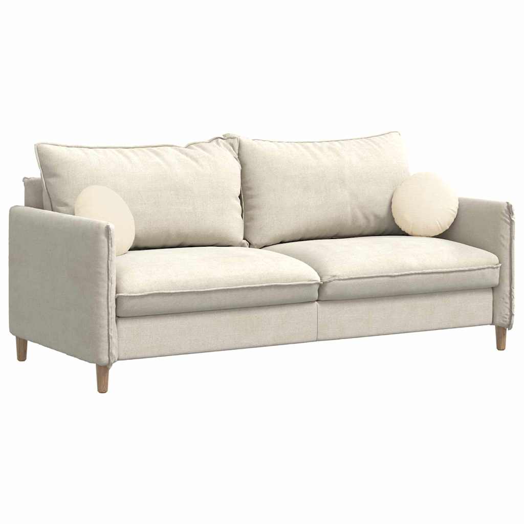 Zitkussens 2 pcs Crème Ø 30 cm Katoen Stof is nu te koop bij PeponiXL, paradijselijk wonen!