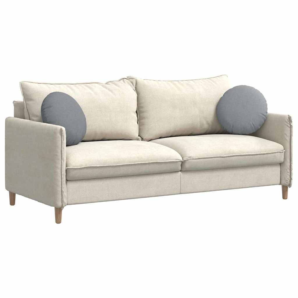 Zitkussens 2 pcs Lichtgrijs Ø40 x 13 cm Stof is nu te koop bij PeponiXL, paradijselijk wonen!