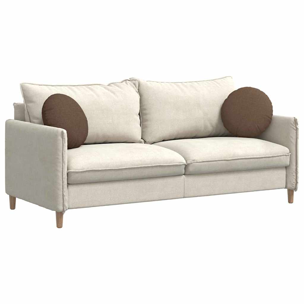 Zitkussens 2 pcs Bruin Ø40 x 13 cm Stof is nu te koop bij PeponiXL, paradijselijk wonen!