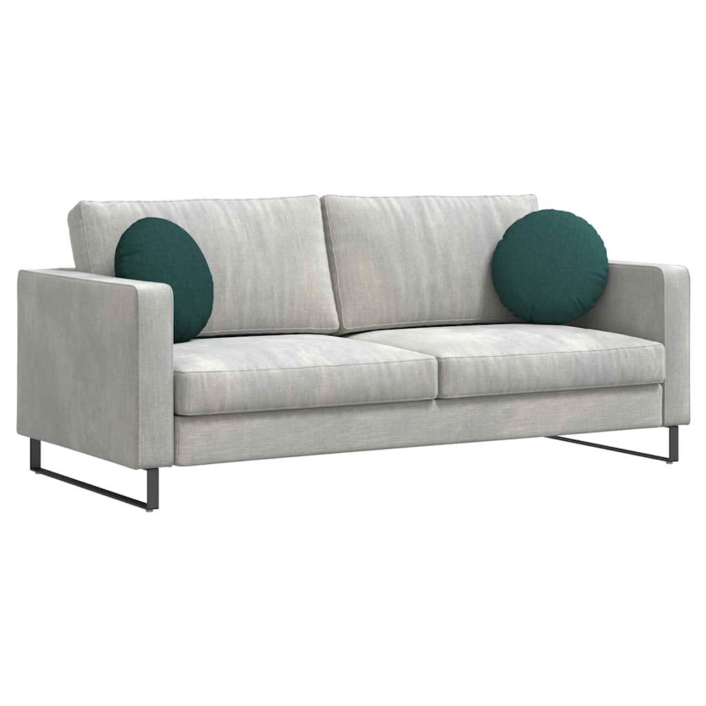 Zitkussens 2 pcs Donkergroen Ø40 x 13 cm Stof is nu te koop bij PeponiXL, paradijselijk wonen!