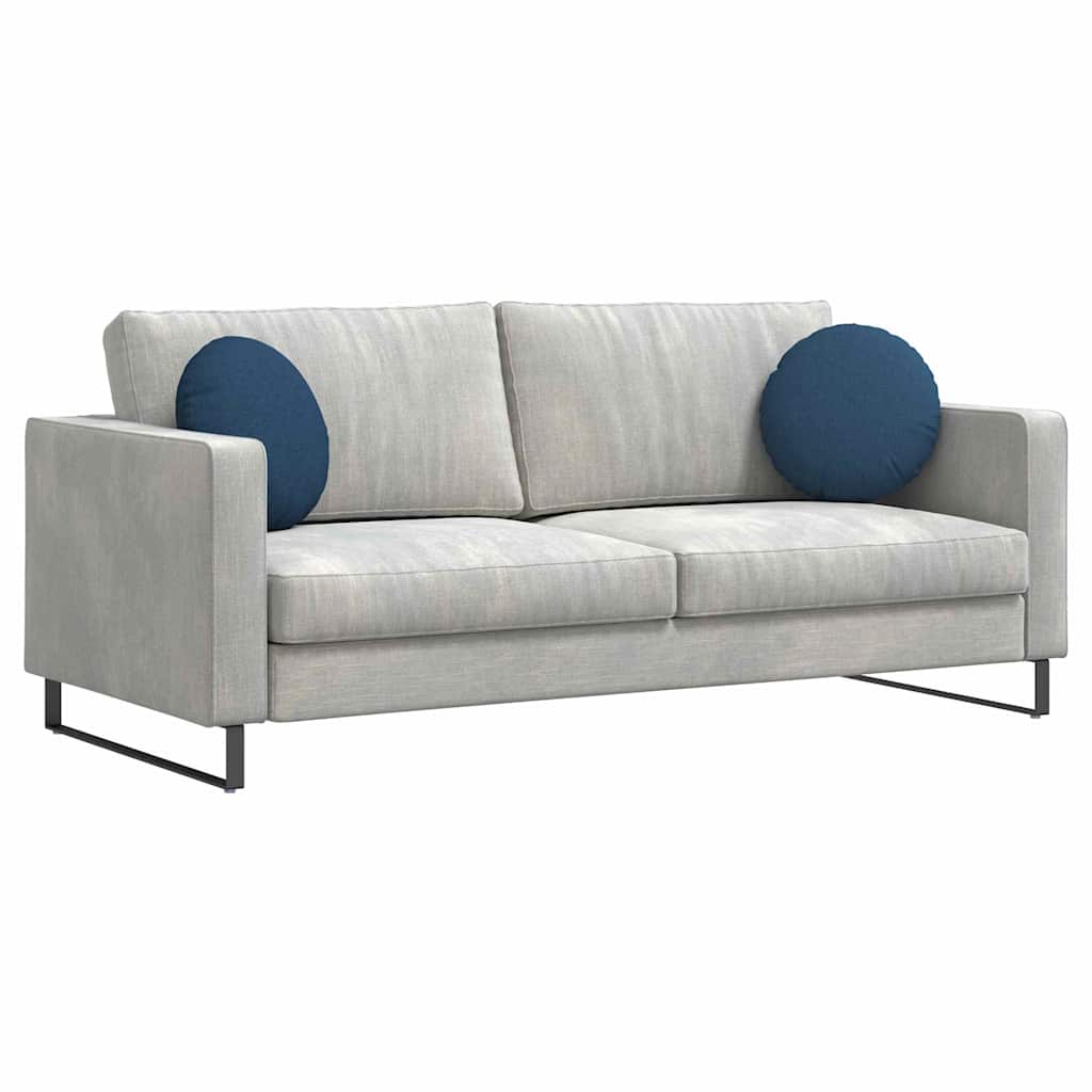 Zitkussens 2 pcs Blauw Ø40 x 13 cm Stof is nu te koop bij PeponiXL, paradijselijk wonen!