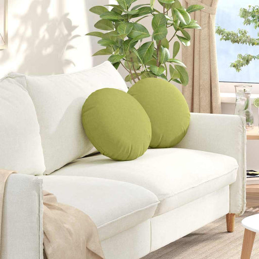 Zitkussens 2 pcs Lichtgroen Ø40 x 13 cm Stof is nu te koop bij PeponiXL, paradijselijk wonen!