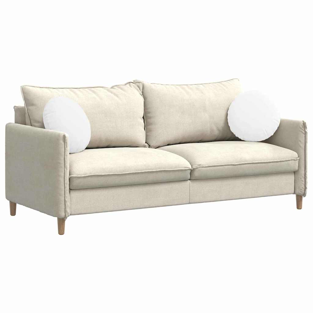 Zitkussens 2 pcs Wit Ø40 x 13 cm Stof is nu te koop bij PeponiXL, paradijselijk wonen!