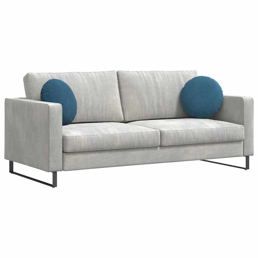 Zitkussens 2 stuks Blauw Ø 40 x 13 cm Fluweel is nu te koop bij PeponiXL, paradijselijk wonen!