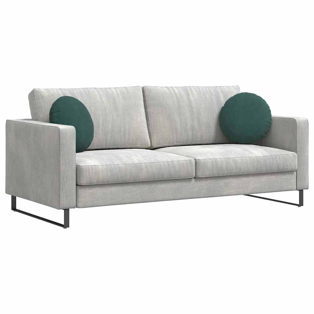 Zitkussens 2 stuks Donkergroen Ø 40 x 13 cm Fluweel is nu te koop bij PeponiXL, paradijselijk wonen!