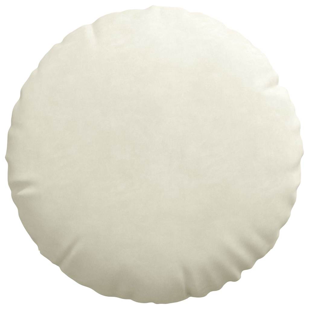 Zitkussens 2 stuks Crème Ø 40 x 13 cm Fluweel is nu te koop bij PeponiXL, paradijselijk wonen!