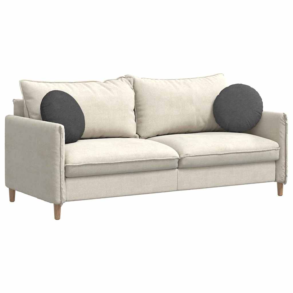 Zitkussens 2 pcs Donkergrijs Ø 40 cm Katoen Stof is nu te koop bij PeponiXL, paradijselijk wonen!