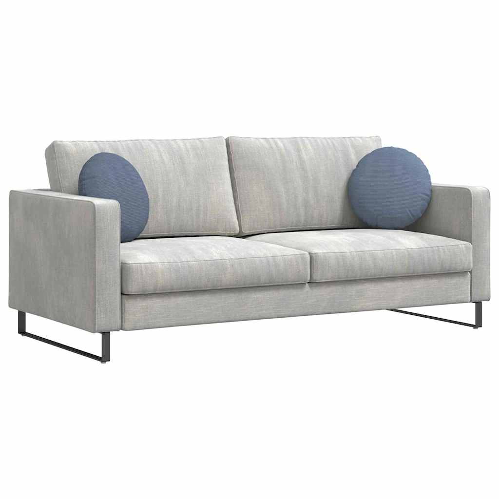 Zitkussens 2 pcs Blauw Ø 40 cm Katoen Stof is nu te koop bij PeponiXL, paradijselijk wonen!