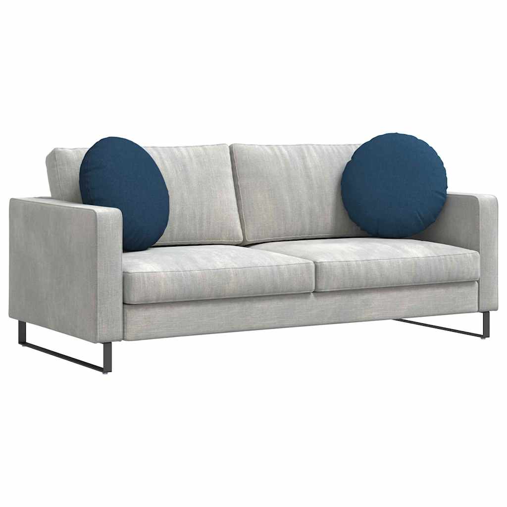 Zitkussens 2 pcs Blauw Ø50 x 19 cm Stof is nu te koop bij PeponiXL, paradijselijk wonen!