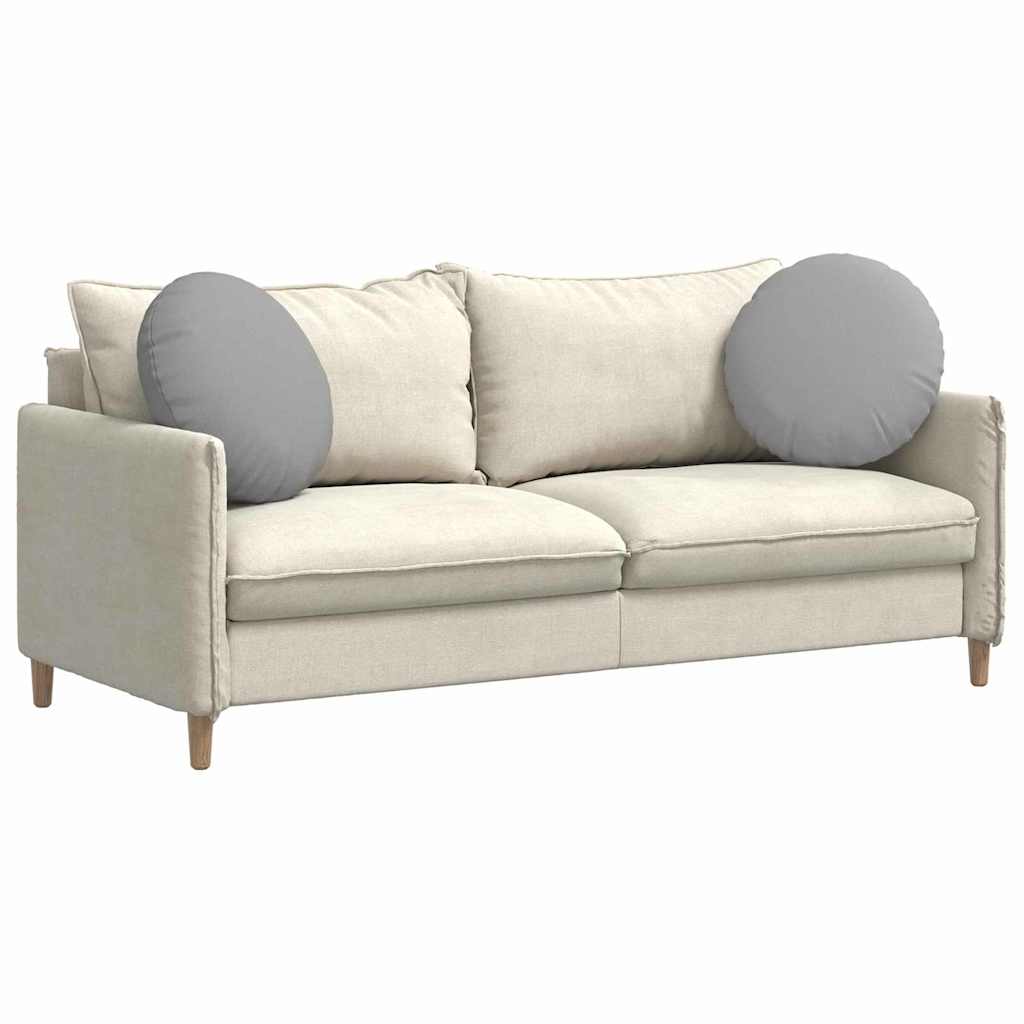 Zitkussens 2 pcs Wolkengrijs Ø50 x 19 cm Stof is nu te koop bij PeponiXL, paradijselijk wonen!