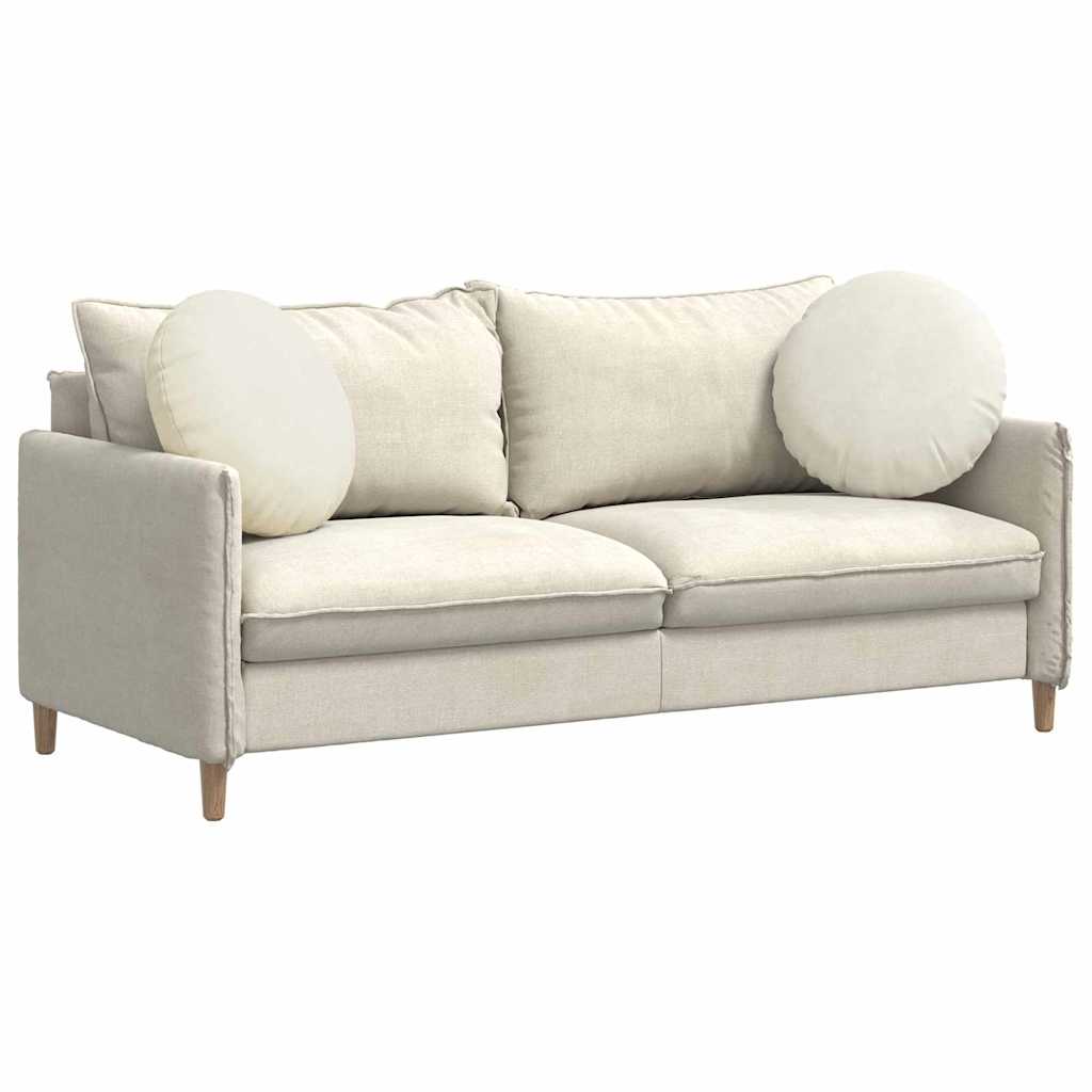 Zitkussens 2 stuks Crème Ø 40 x 13 cm Fluweel is nu te koop bij PeponiXL, paradijselijk wonen!