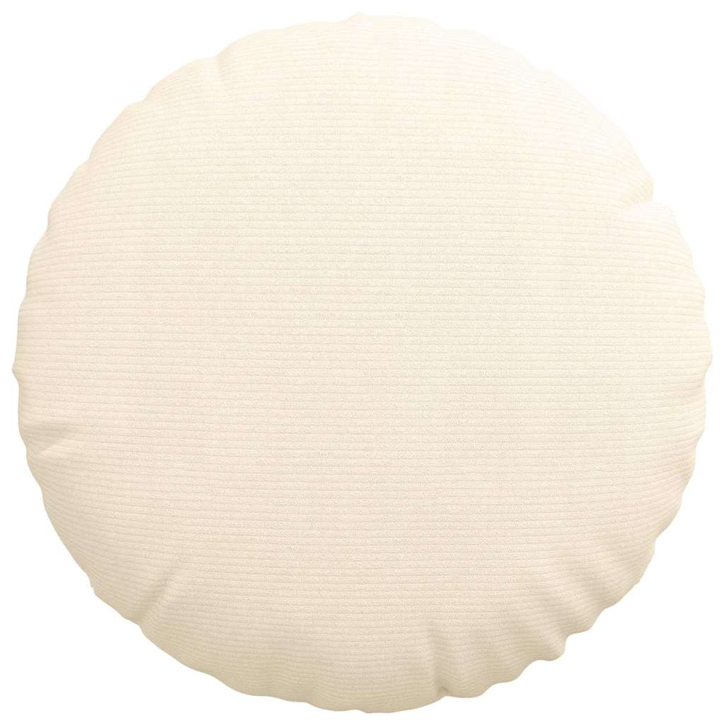 Zitkussens 2 pcs Crème Ø 50 cm Katoen Stof is nu te koop bij PeponiXL, paradijselijk wonen!