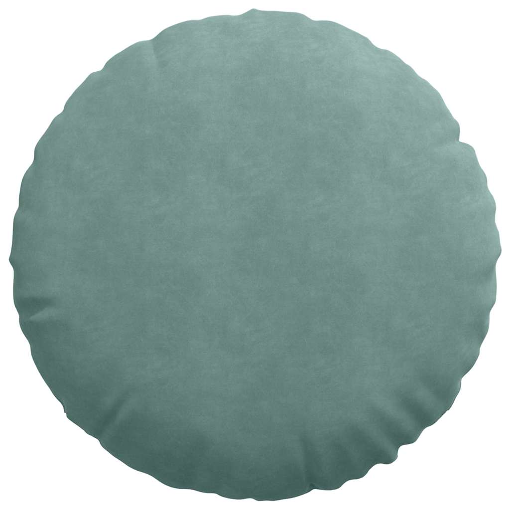 Zitkussens 2 pcs Zeegroen Ø60 x 21 cm Fluweel is nu te koop bij PeponiXL, paradijselijk wonen!