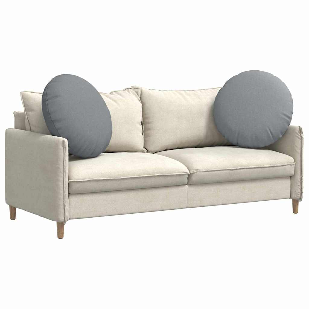 Zitkussens 2 pcs Lichtgrijs Ø80 x 29 cm Stof is nu te koop bij PeponiXL, paradijselijk wonen!