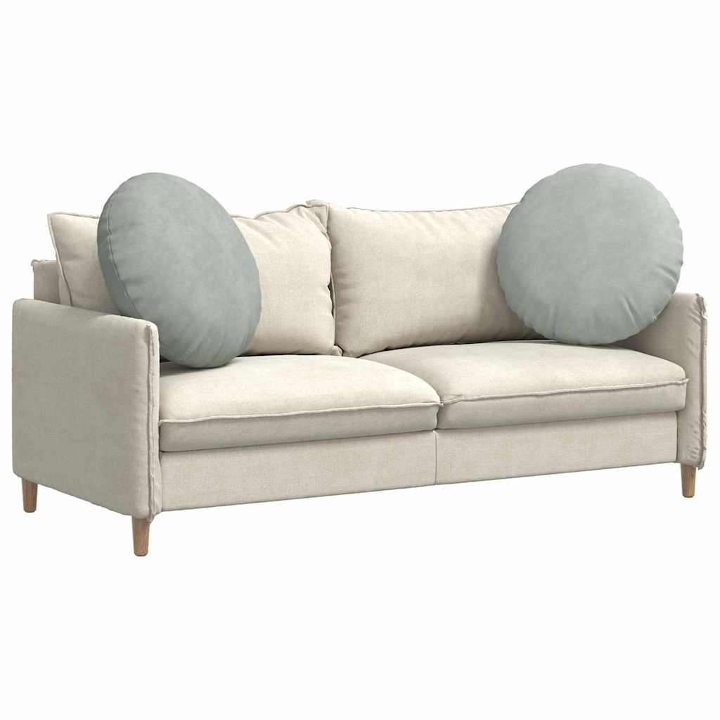 Zitkussens 2 stuks Lichtgrijs Ø 40 x 13 cm Fluweel is nu te koop bij PeponiXL, paradijselijk wonen!