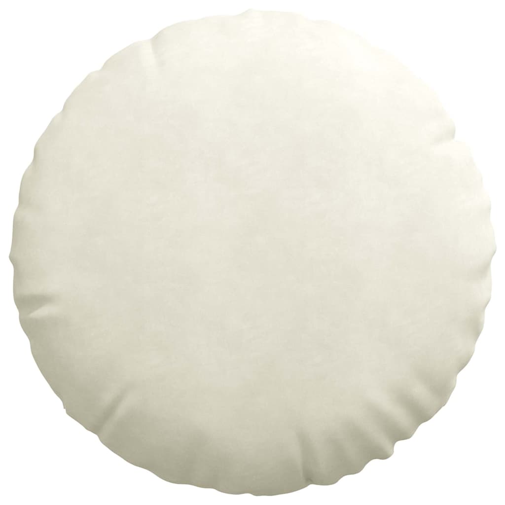 Zitkussens 2 pcs Crème Ø80 x 29 cm Fluweel is nu te koop bij PeponiXL, paradijselijk wonen!
