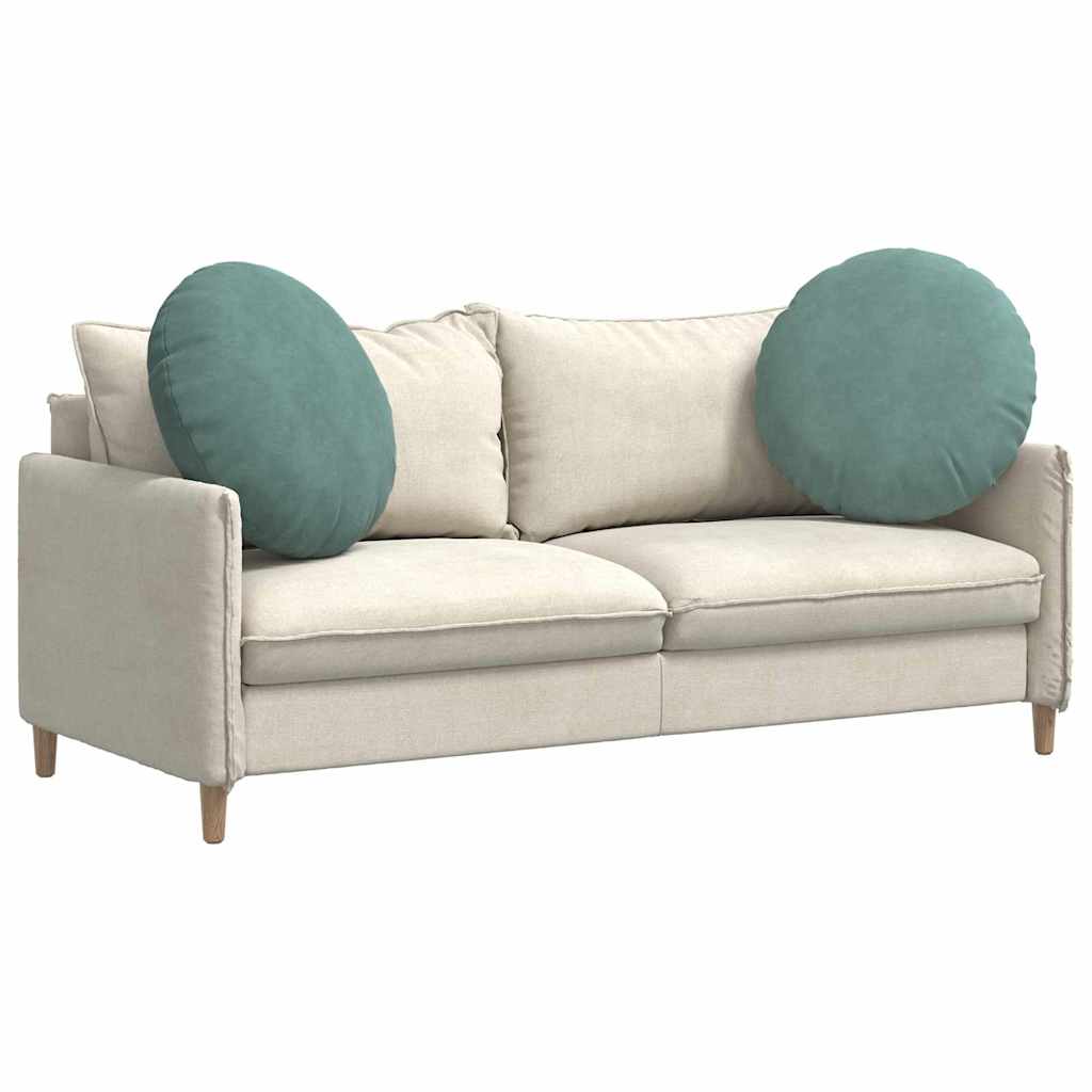 Zitkussens 2 stuks Zeegroen Ø 40 x 13 cm Fluweel is nu te koop bij PeponiXL, paradijselijk wonen!