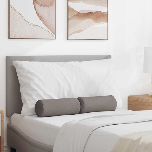 Bolster Kussens 2 stuks Taupe Ø 15 x 40 cm Stof is nu te koop bij PeponiXL, paradijselijk wonen!