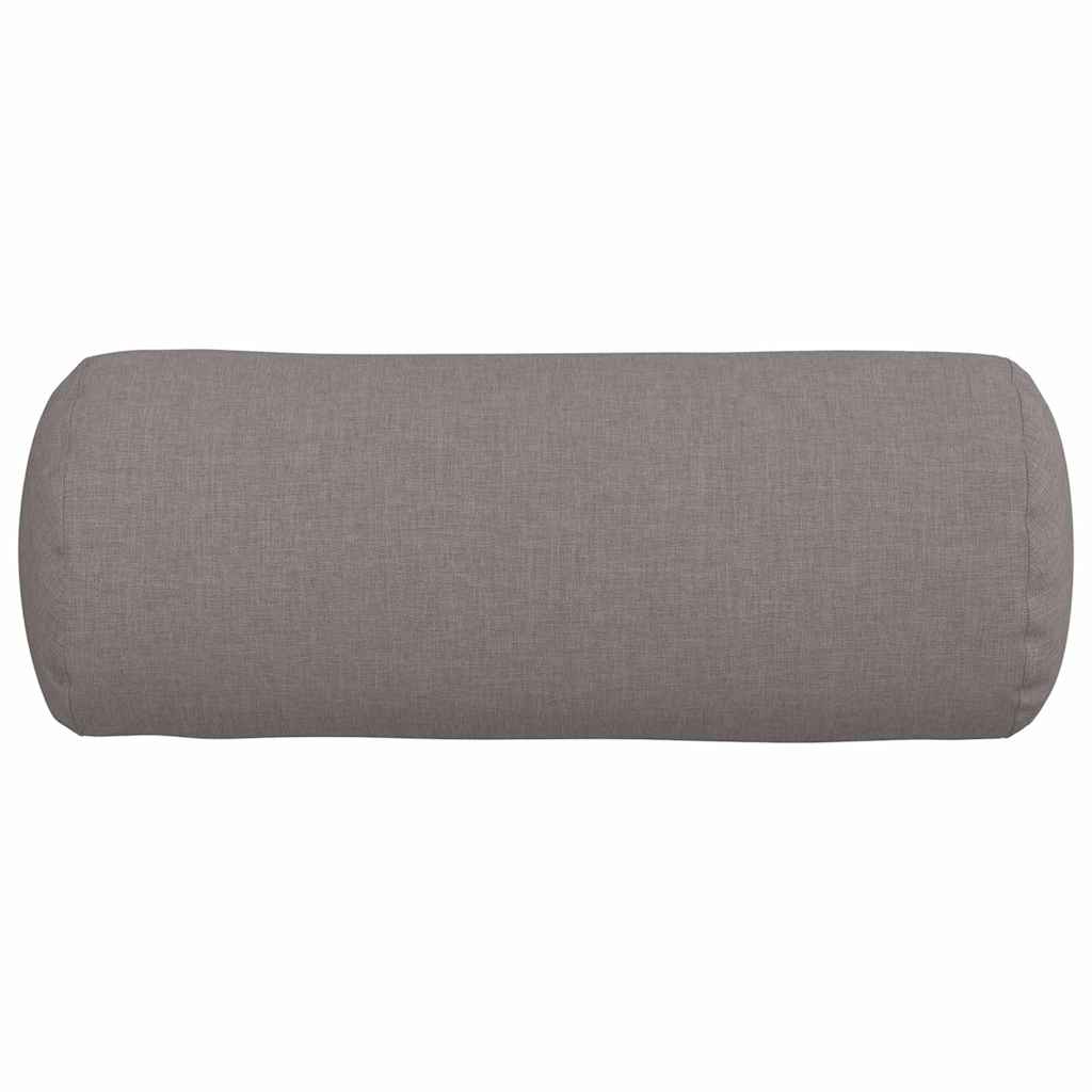 Bolster Kussens 2 stuks Taupe Ø 15 x 40 cm Stof is nu te koop bij PeponiXL, paradijselijk wonen!