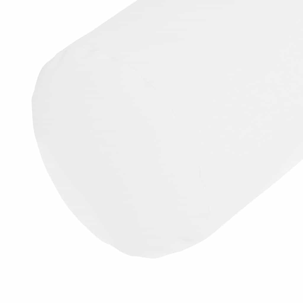 Bolster Kussens 2 stuks Wit Ø 15 x 40 cm Stof is nu te koop bij PeponiXL, paradijselijk wonen!