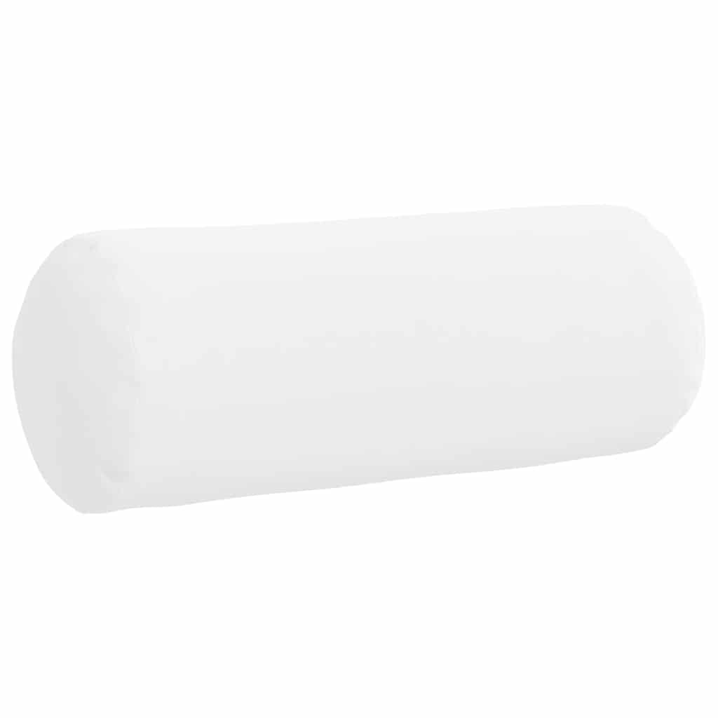 Bolster Kussens 2 stuks Wit Ø 15 x 40 cm Stof is nu te koop bij PeponiXL, paradijselijk wonen!