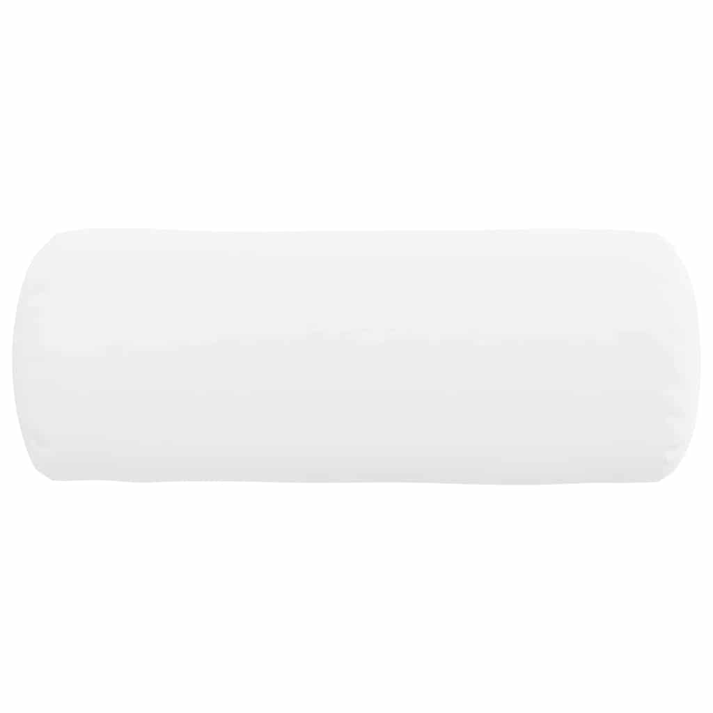 Bolster Kussens 2 stuks Wit Ø 15 x 40 cm Stof is nu te koop bij PeponiXL, paradijselijk wonen!