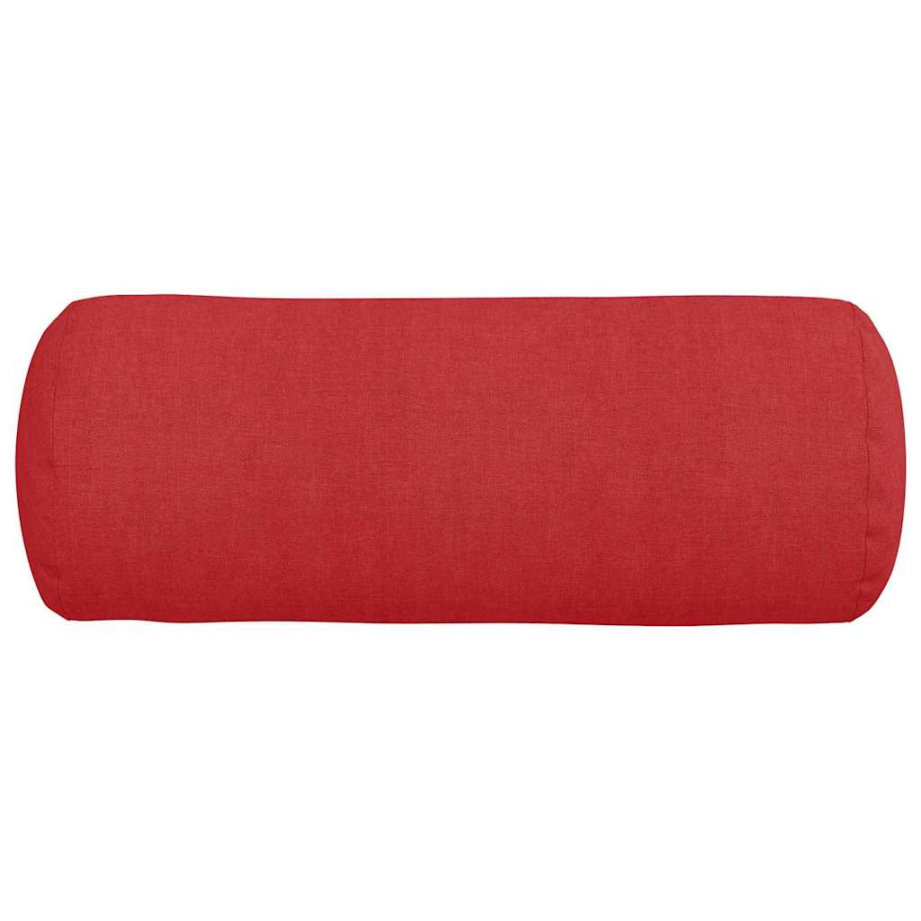 Bolster Kussens 2 stuks Rood Ø 15 x 40 cm Stof is nu te koop bij PeponiXL, paradijselijk wonen!
