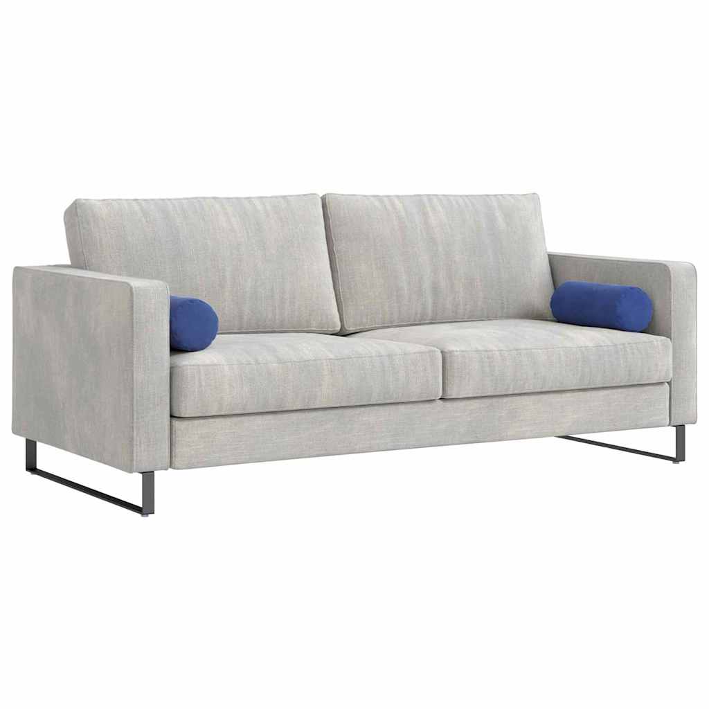 Bolster Kussens 2 stuks Politieblauw Ø 15 x 40 cm Cordstof is nu te koop bij PeponiXL, paradijselijk wonen!