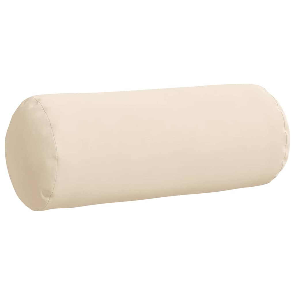 Bolster Kussens 2 stuks Beige Ø 15 x 40 cm Microvezel Stof is nu te koop bij PeponiXL, paradijselijk wonen!