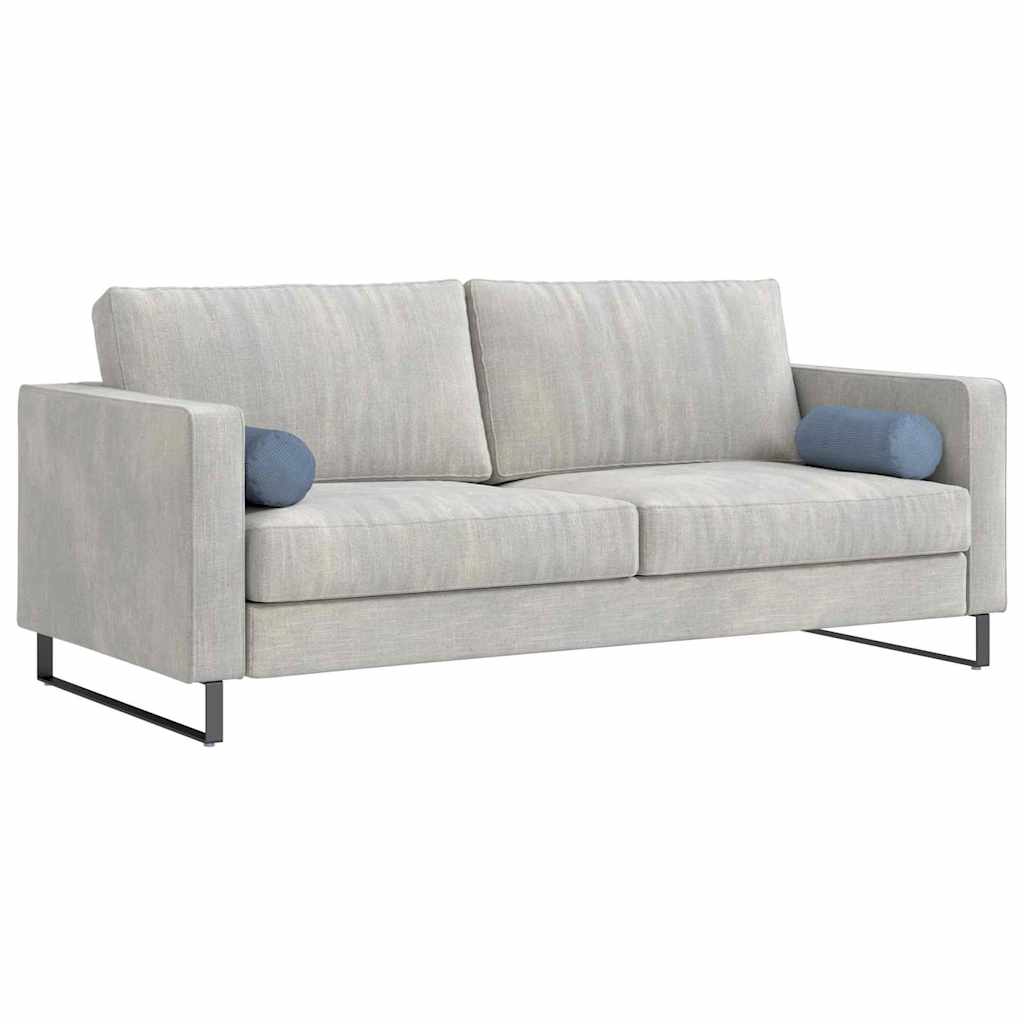 Bolster Kussens 2 stuks Blauw Ø 15 x 40 cm Cordstof is nu te koop bij PeponiXL, paradijselijk wonen!