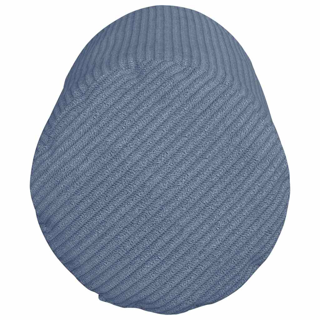 Bolster Kussens 2 stuks Blauw Ø 15 x 40 cm Cordstof is nu te koop bij PeponiXL, paradijselijk wonen!