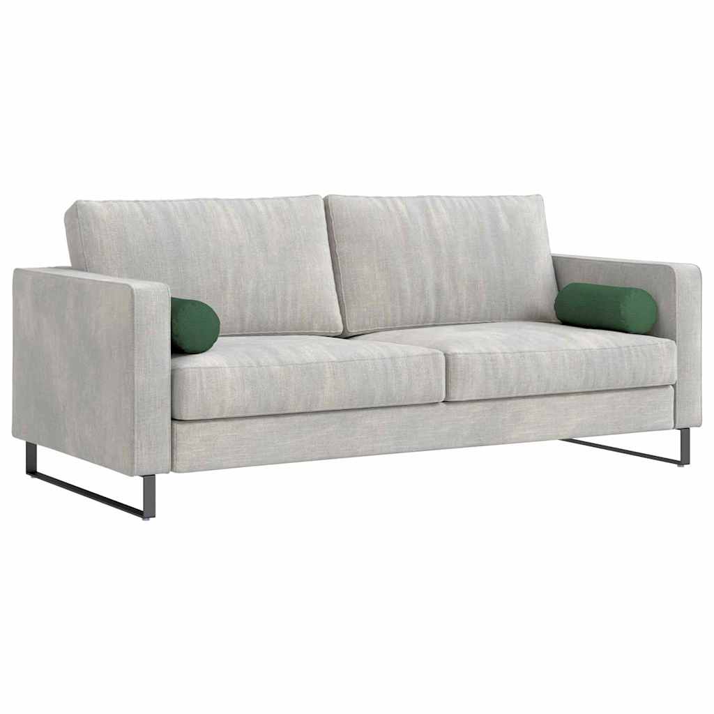 Bolster Kussens 2 stuks Donkergroen Ø 15 x 40 cm Cordstof is nu te koop bij PeponiXL, paradijselijk wonen!