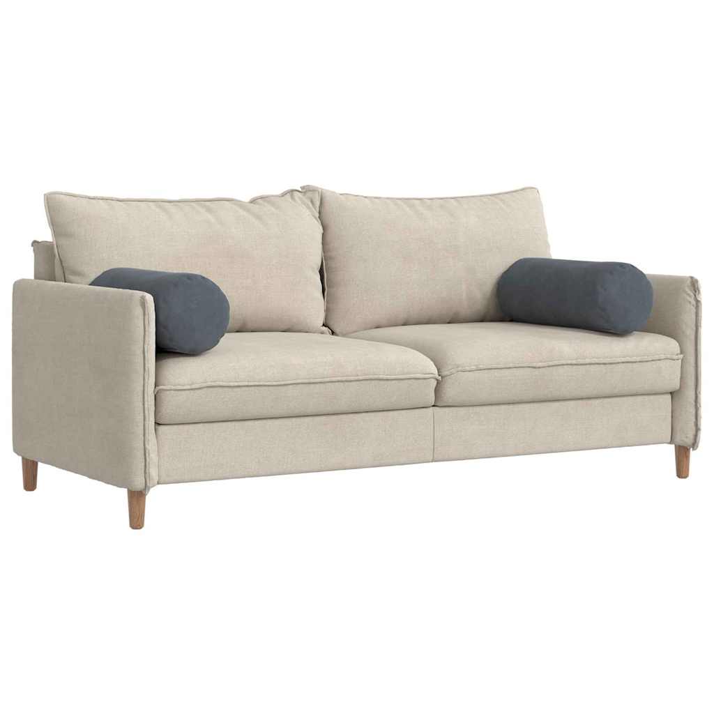 Bolster Kussens 2 stuks Donkergrijs Ø 25 x 70 cm Cordstof is nu te koop bij PeponiXL, paradijselijk wonen!