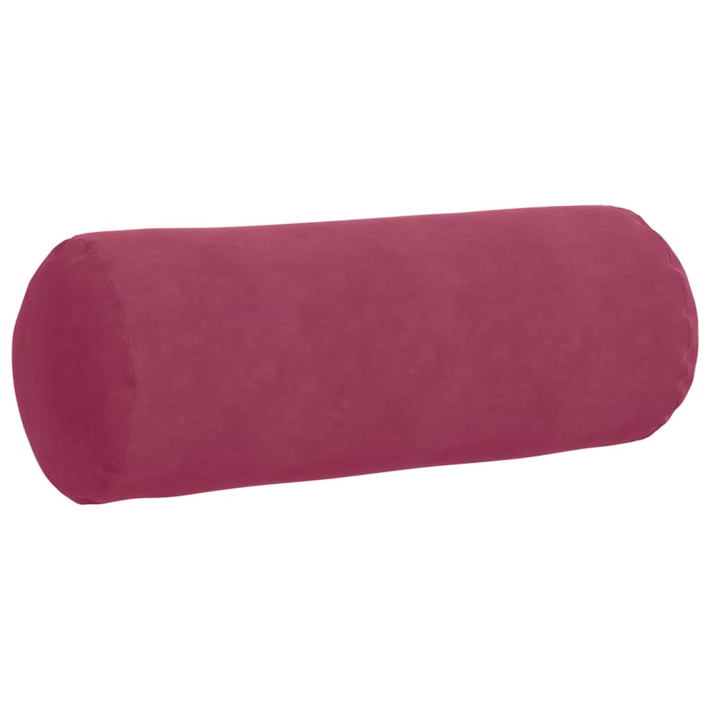 Bolster Kussens 2 stuks Wijnrood Ø 25 x 70 cm Cordstof is nu te koop bij PeponiXL, paradijselijk wonen!
