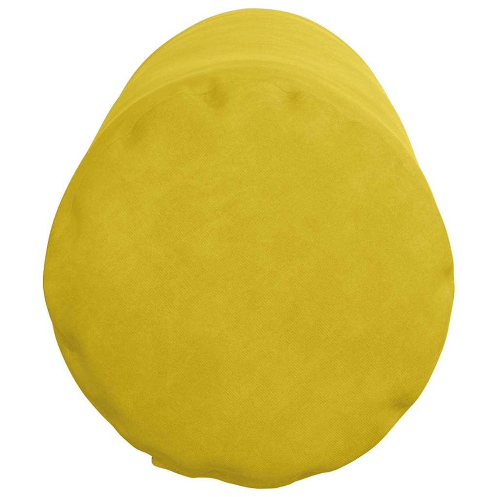 Bolster Kussens 2 stuks Geel Ø 25 x 70 cm Cordstof is nu te koop bij PeponiXL, paradijselijk wonen!