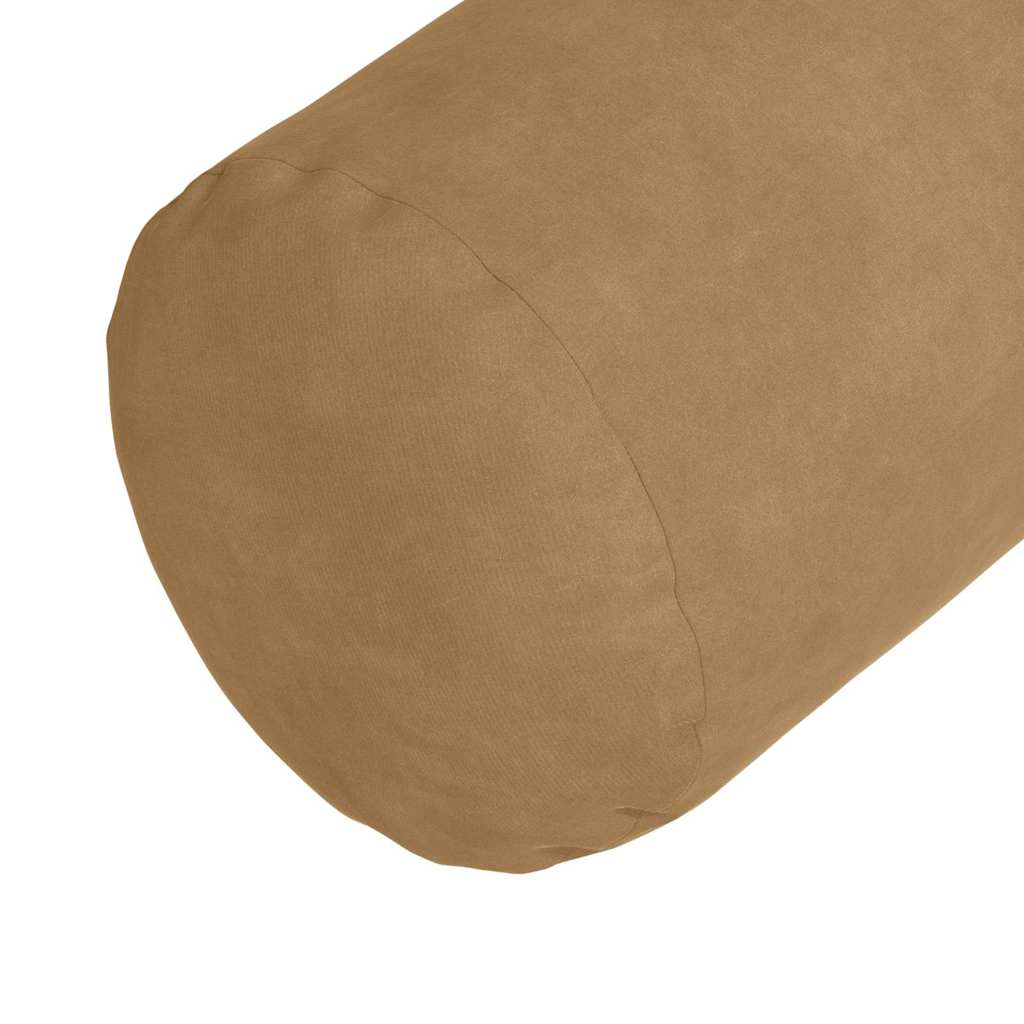 Bolster Kussens 2 stuks Bruin Ø 25 x 70 cm Cordstof is nu te koop bij PeponiXL, paradijselijk wonen!