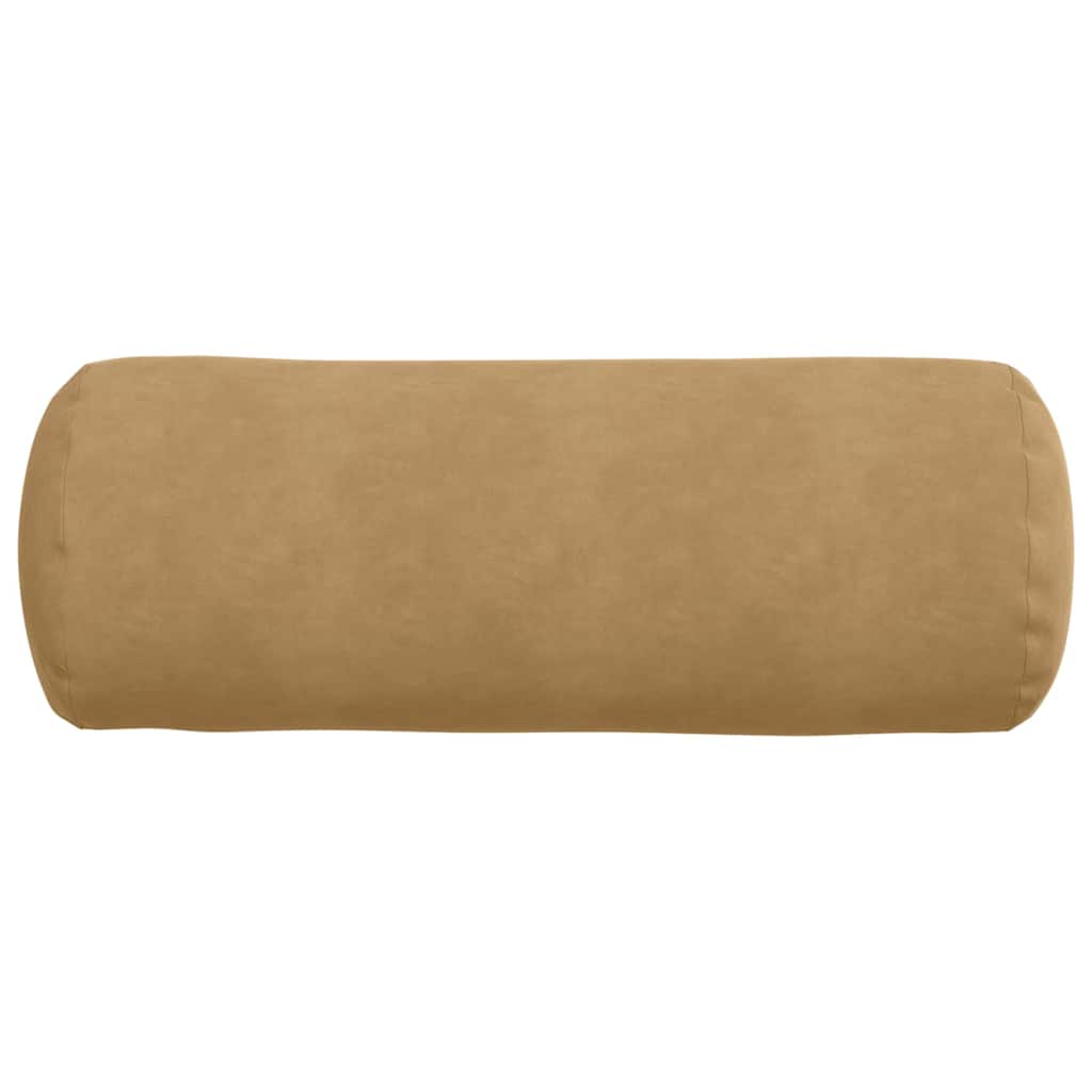 Bolster Kussens 2 stuks Bruin Ø 25 x 70 cm Cordstof is nu te koop bij PeponiXL, paradijselijk wonen!