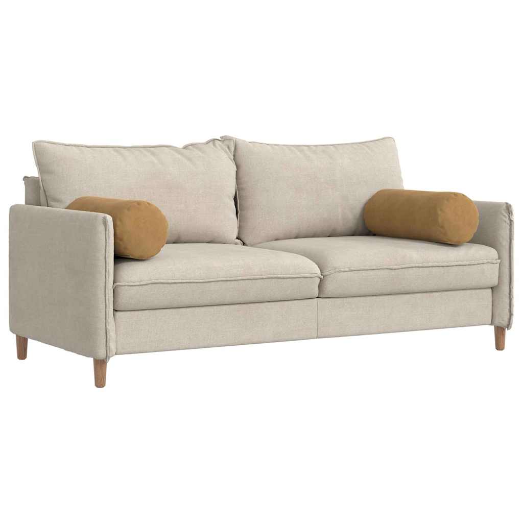 Bolster Kussens 2 stuks Bruin Ø 25 x 70 cm Cordstof is nu te koop bij PeponiXL, paradijselijk wonen!