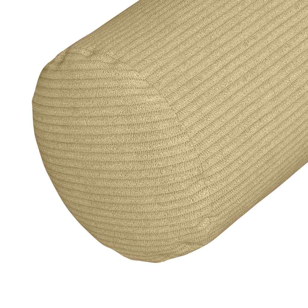 Bolster Kussens 2 stuks Grijs groen Ø 25 x 70 cm Cordstof is nu te koop bij PeponiXL, paradijselijk wonen!