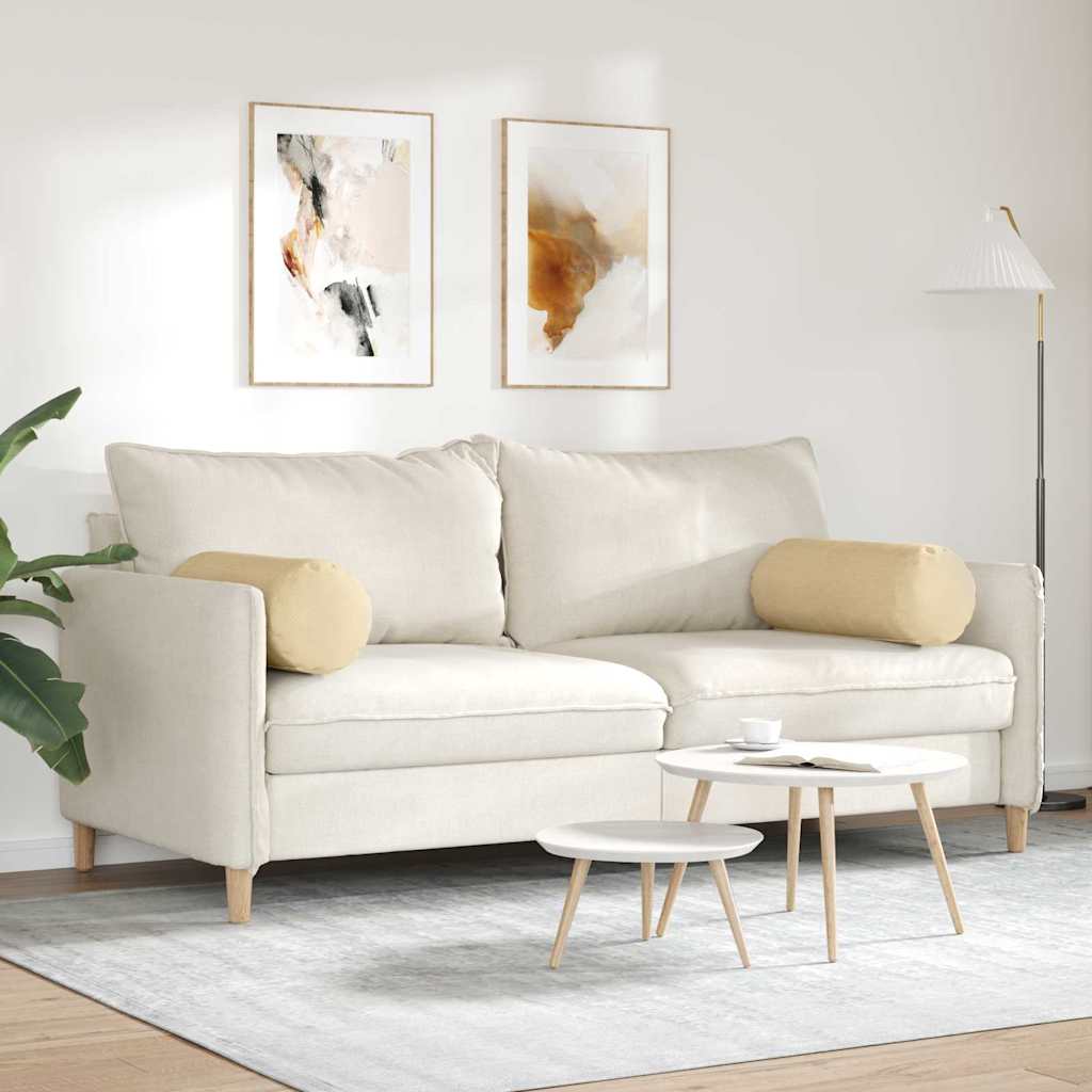 Bolster Kussens 2 stuks Grijs groen Ø 25 x 70 cm Cordstof is nu te koop bij PeponiXL, paradijselijk wonen!