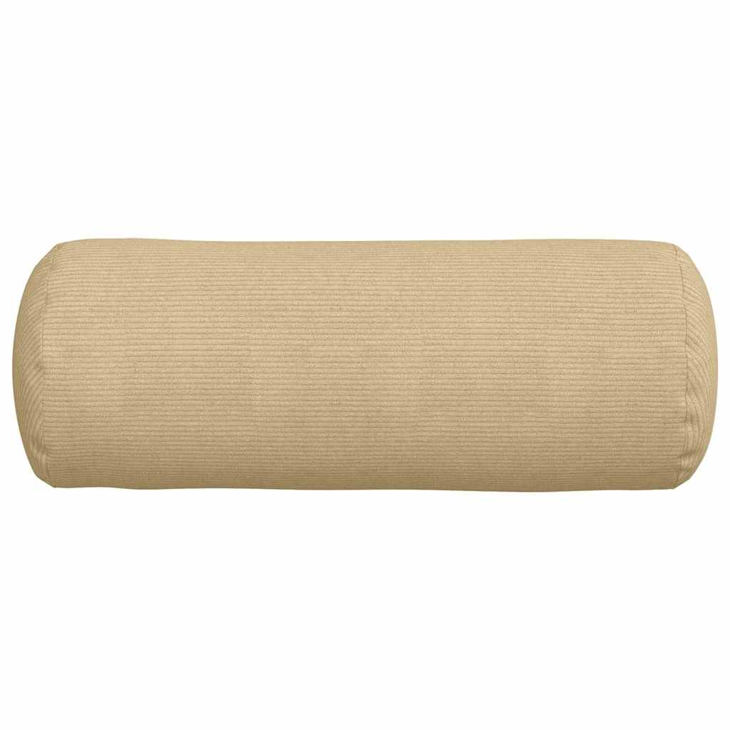 Bolster Kussens 2 stuks Grijs groen Ø 25 x 70 cm Cordstof is nu te koop bij PeponiXL, paradijselijk wonen!