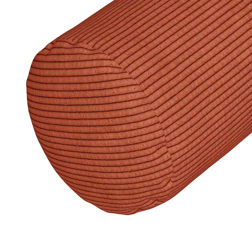 Bolster Kussens 2 stuks Rood-oranje Ø 25 x 70 cm Cordstof is nu te koop bij PeponiXL, paradijselijk wonen!