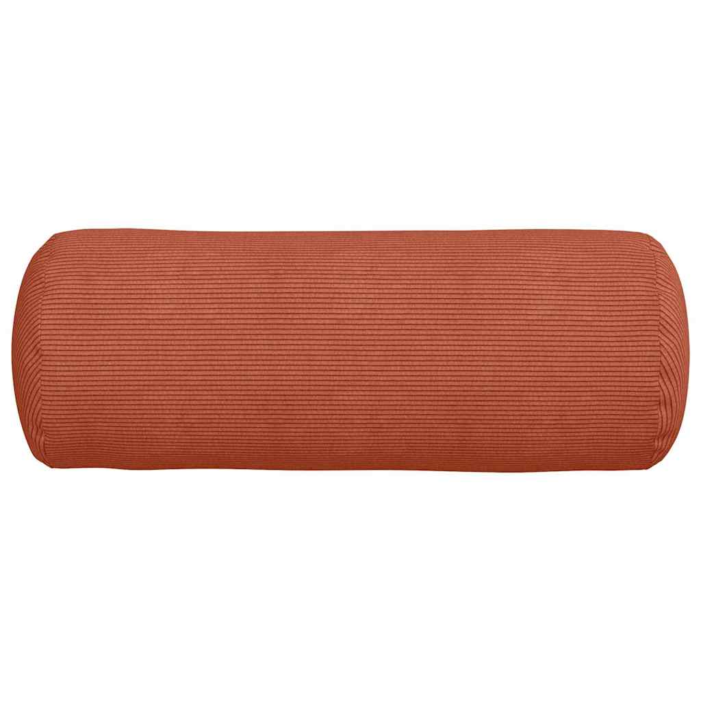 Bolster Kussens 2 stuks Rood-oranje Ø 25 x 70 cm Cordstof is nu te koop bij PeponiXL, paradijselijk wonen!