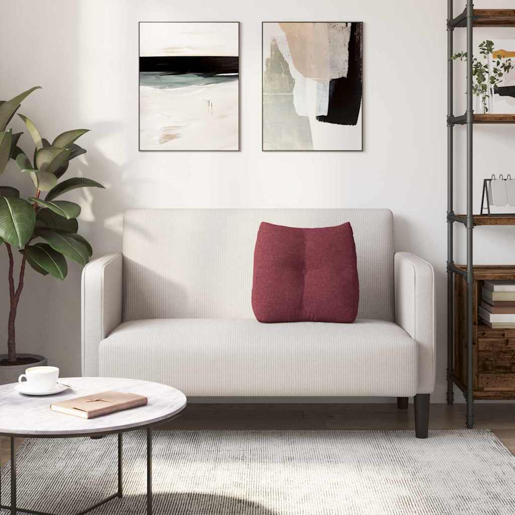 Rugkussen Wijnrood 45 x 24 x 50 cm Stof is nu te koop bij PeponiXL, paradijselijk wonen!