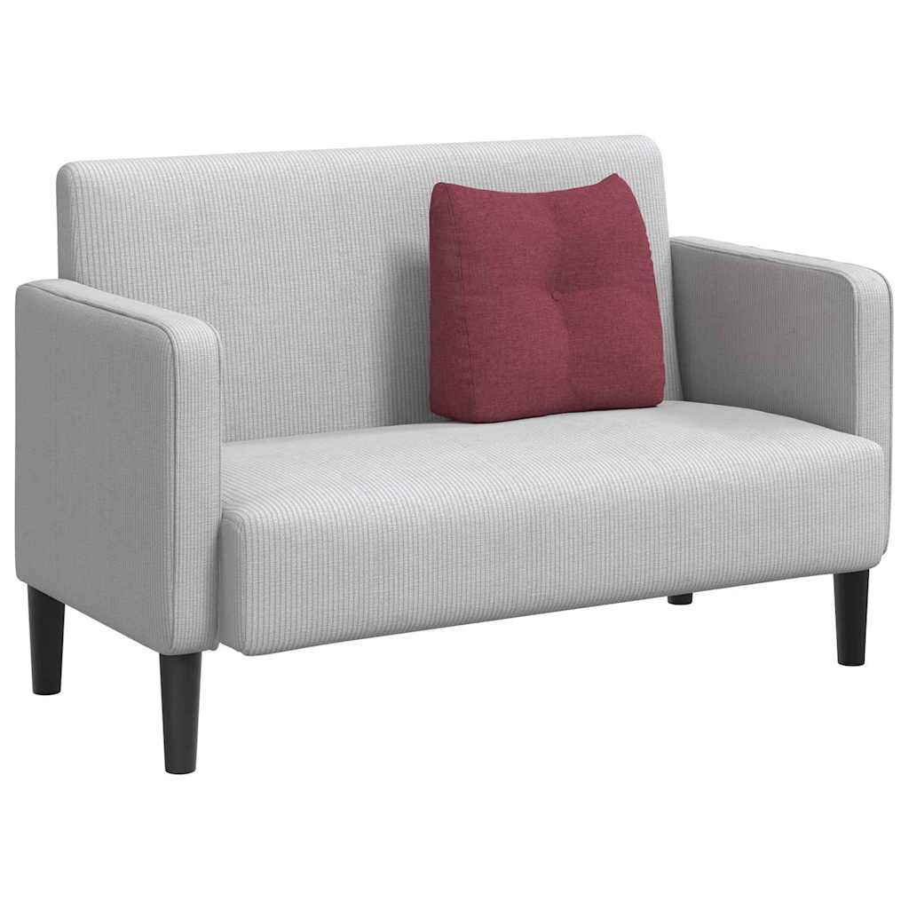 Rugkussen Wijnrood 45 x 24 x 50 cm Stof is nu te koop bij PeponiXL, paradijselijk wonen!