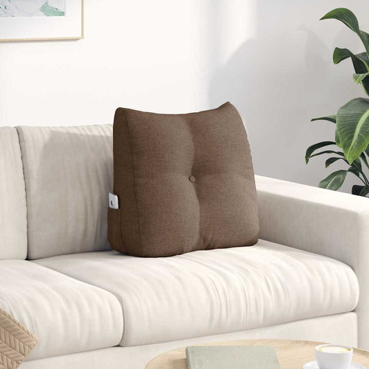 Rugkussen Bruin 45 x 24 x 50 cm Stof is nu te koop bij PeponiXL, paradijselijk wonen!